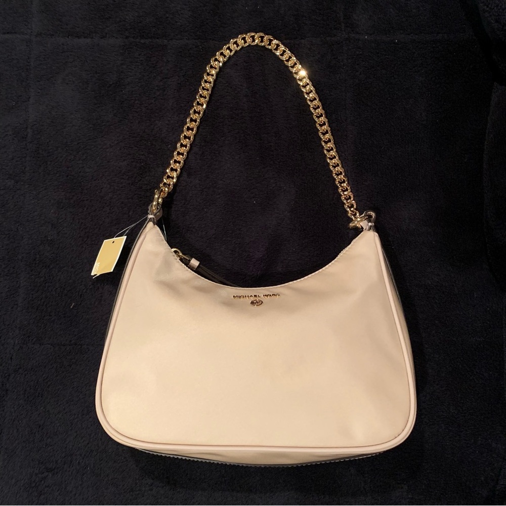Michael Michael Kors Jet Set Charm Small Convertible Pouchette Nylon Crossbody